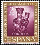 Spain 1961 Arte Romanico 2 Ptas Multicolor Edifil 1367